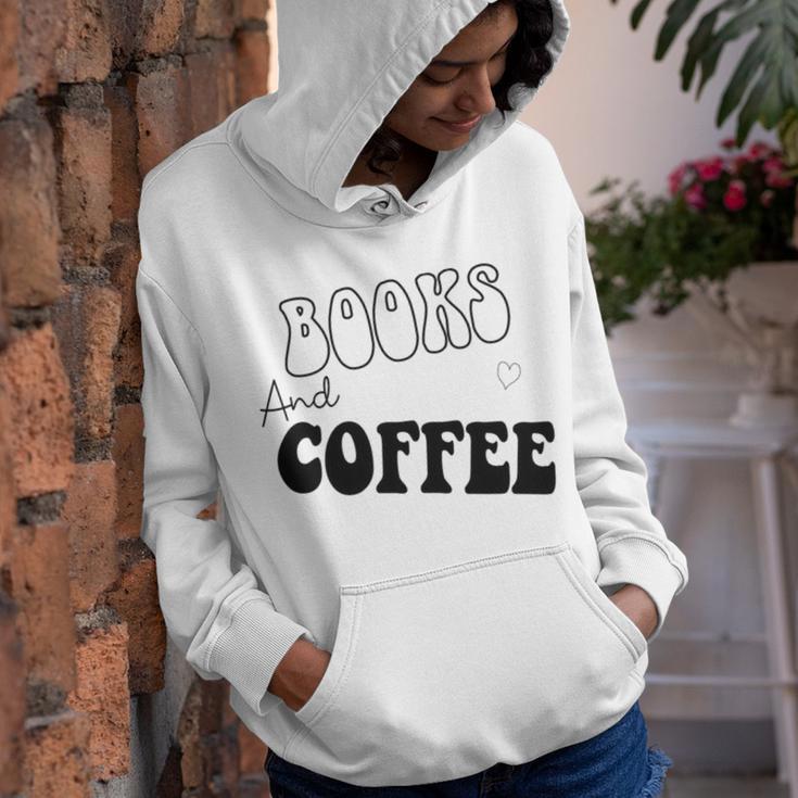 Books And Coffee Gift For Coffee Lover Coffee Tee Coffee Saying Gift For Books Lover Gift For Coffee Lover Youth Hoodie