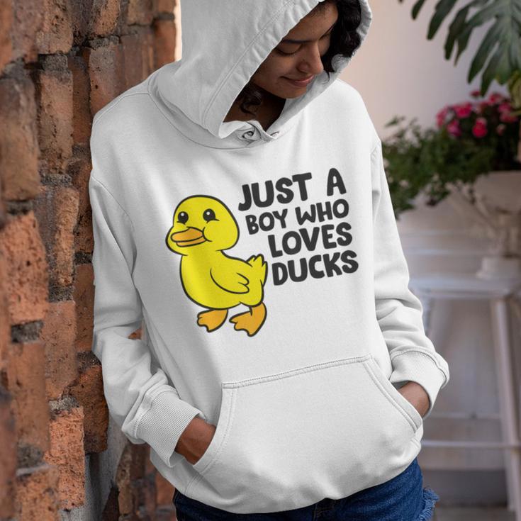 Cute Duck Just A Boy Who Loves Ducks Youth Hoodie