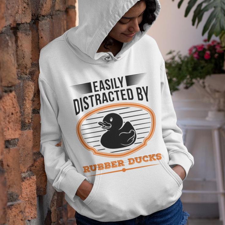 Easily Distracted By Rubber Ducks Duck Youth Hoodie