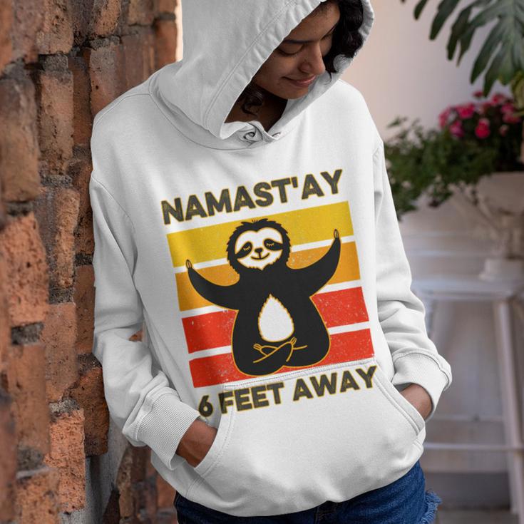 Funny Cute Sloth Yoga Namastay Social 863 Shirt Youth Hoodie