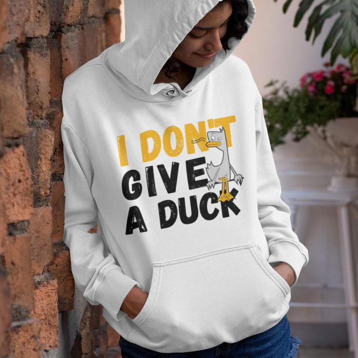 I Dont Give A Duck Youth Hoodie