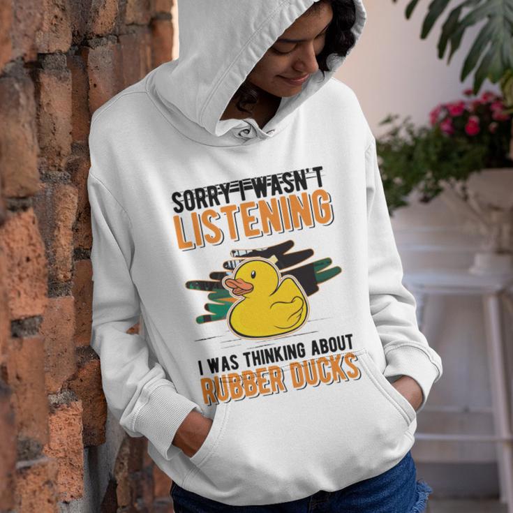 I Was Thinking About Rubber Ducks Youth Hoodie