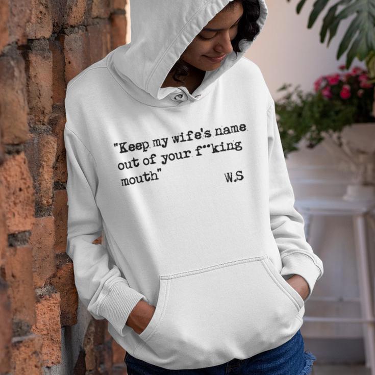 Keep My Wifes Name Out Of Your Mouth Youth Hoodie