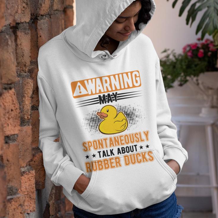 May Spontaneously Talk About Rubber Ducks V2 Youth Hoodie