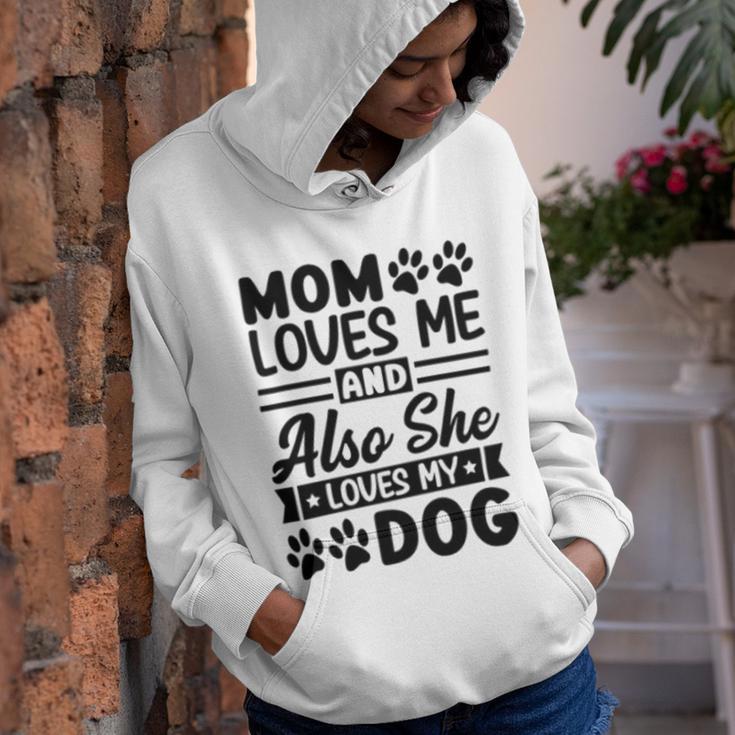 Mom Loves Me And Also She Loves My Dog 838 Trending Shirt Youth Hoodie