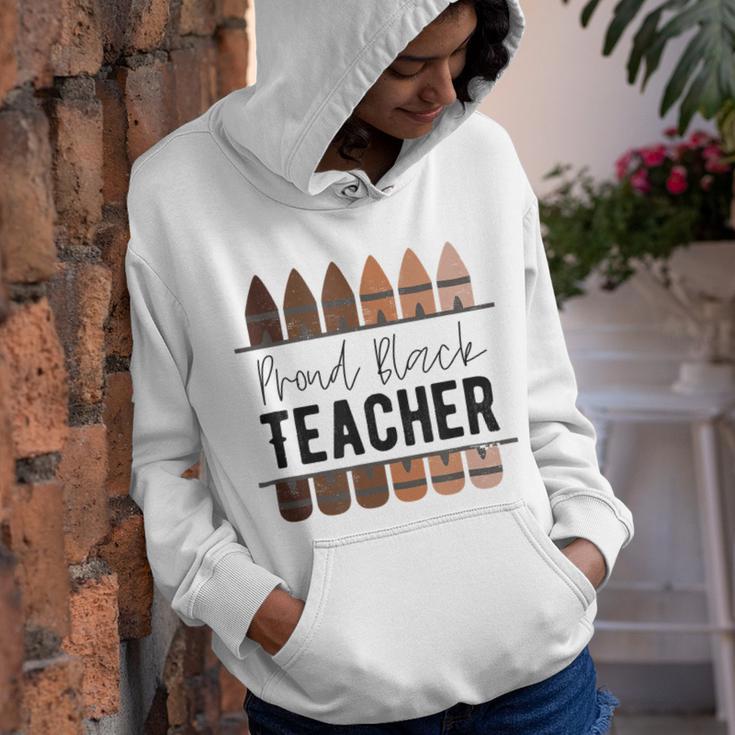 Proud Black Teacher Black History Month Teacher Youth Hoodie