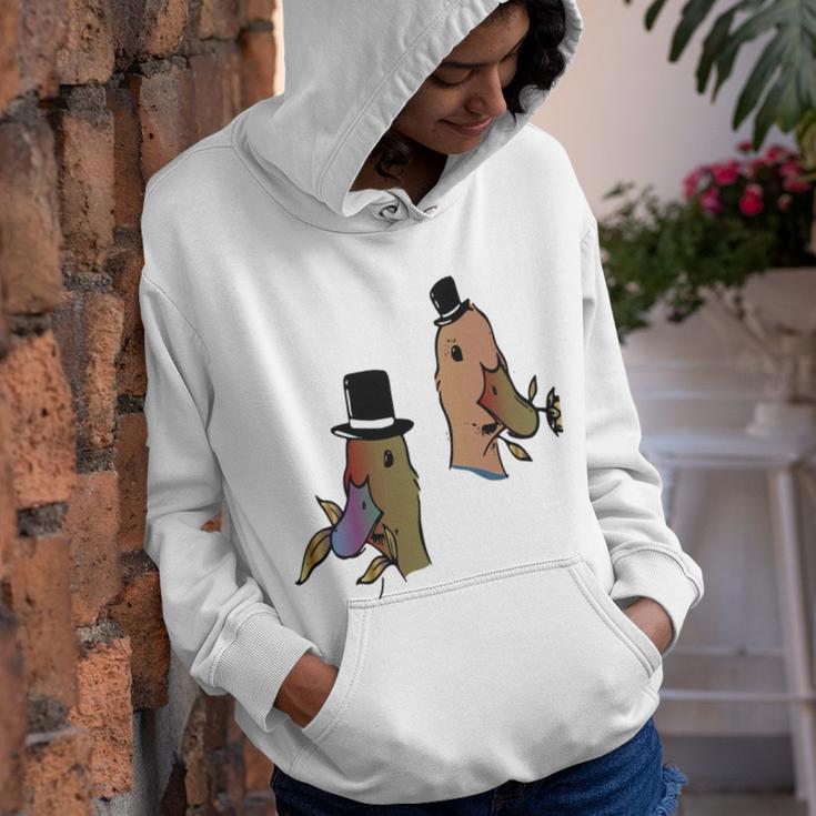 Romantic Duck Classy Ducks Youth Hoodie