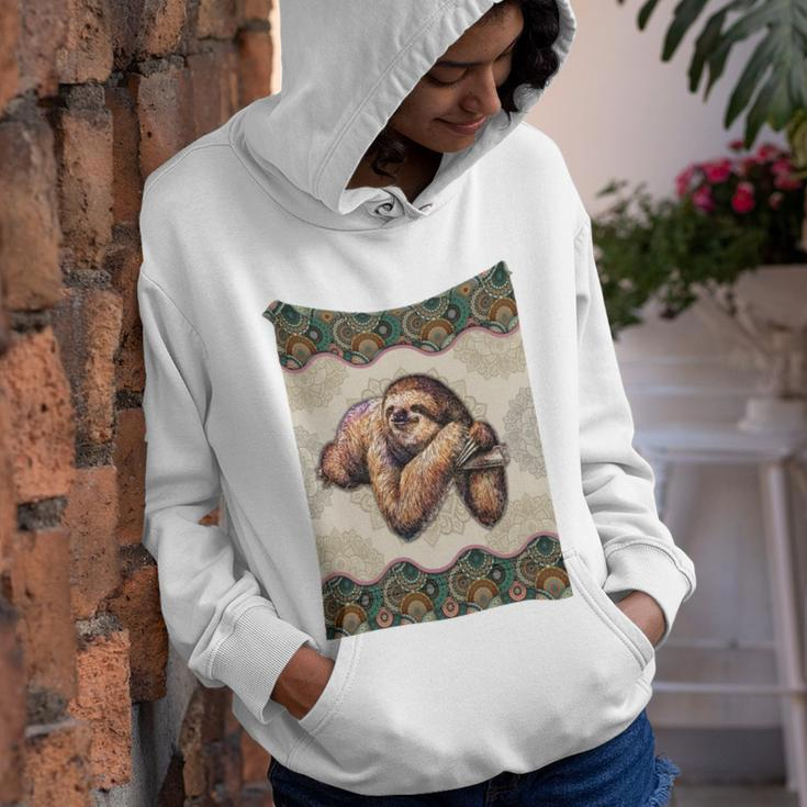Sloth - Vintage Mandala Youth Hoodie