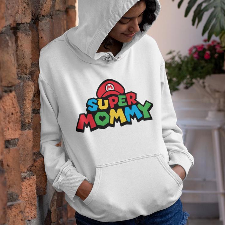 Super Mommy Funny Mom Mothers Day Idea Video Gaming Lover Gift Birthday Holiday By Mesa Cute Youth Hoodie