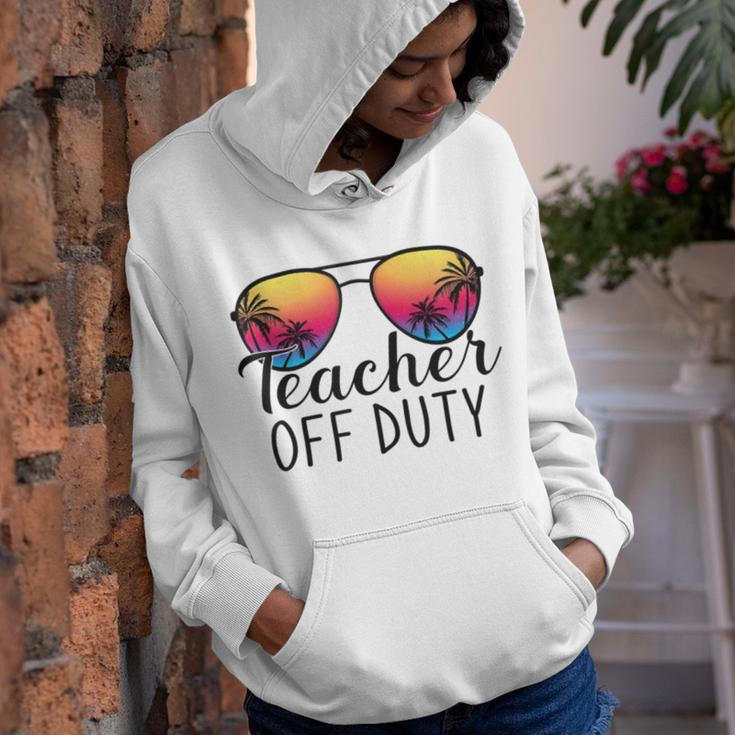 Teacher Off Duty Last Day Of School Teacher Summer Youth Hoodie