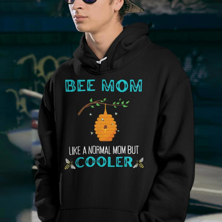 Bee Bee Bee Mom Like A Normal Mom But Cooler Funny Beekeepeing Youth Hoodie