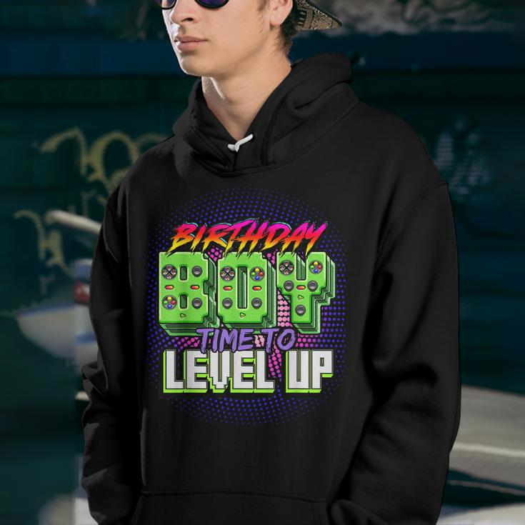 Birthday Boy Time To Level Up Video Game Birthday Party Boys Youth Hoodie