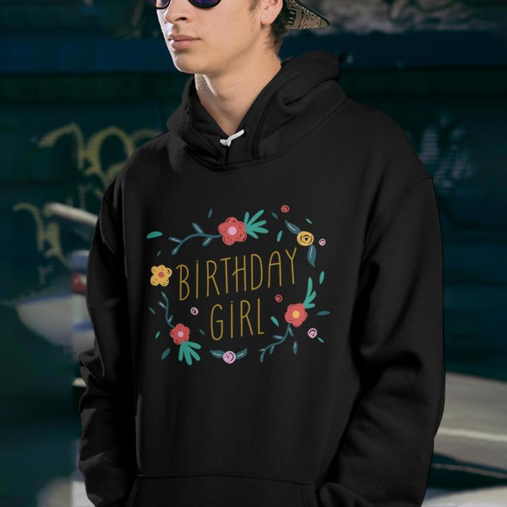 Birthday Girl Floral 1 V2 Youth Hoodie