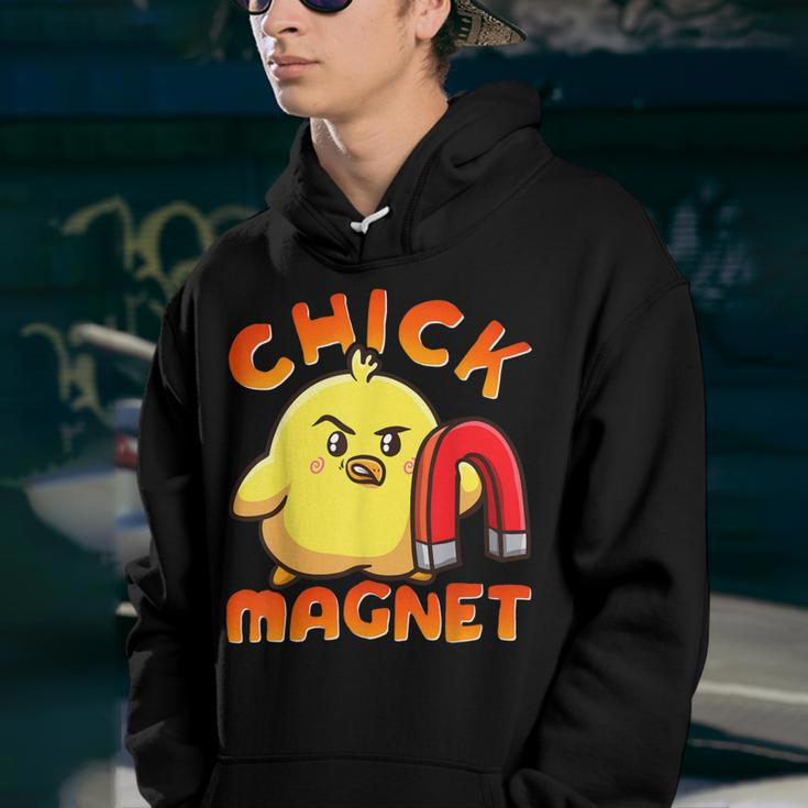 Chicken Chicken Chick Magnet Funny Halloween Costume Magnetic Little Chicken V4 Youth Hoodie