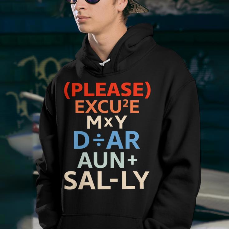 Funny Please Excuse My Dear Aunt Sally Lovers Math Youth Hoodie