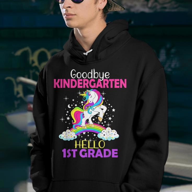 Goodbye Kindergarten Hello 1St Grade Unicorn Girls 2022 Youth Hoodie