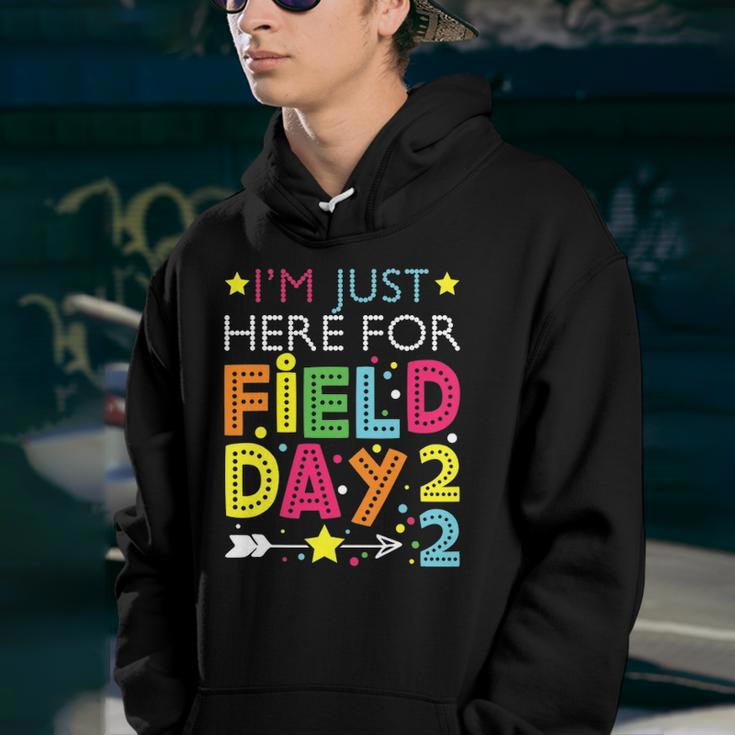 Just Here For Field Day 2022 Teacher Kids Summer Youth Hoodie