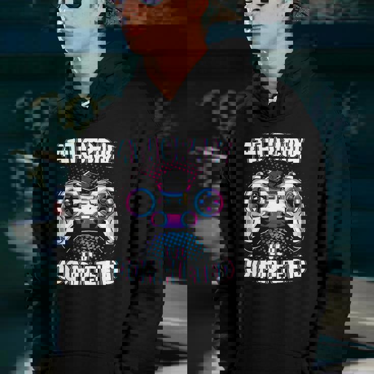 Kids 4Th Grade Graduate Gamer Fourth Grade Graduation Youth Hoodie