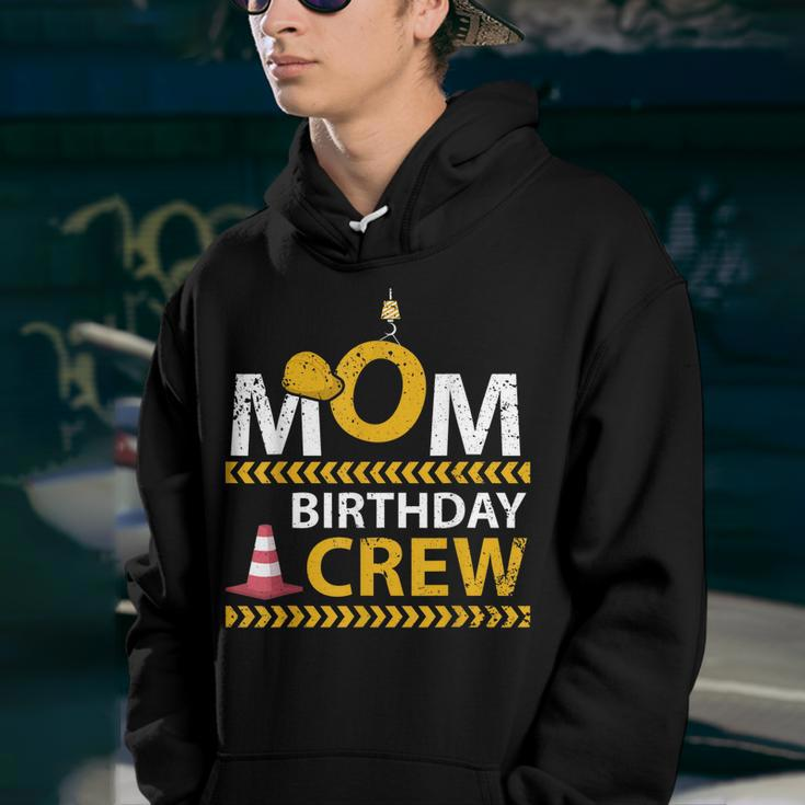 Mom Birthday Crew Construction Birthday Party Supplies Youth Hoodie
