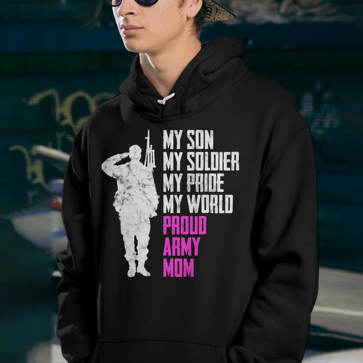 My Son My Soldier Proud Army Mom 692 Shirt Youth Hoodie