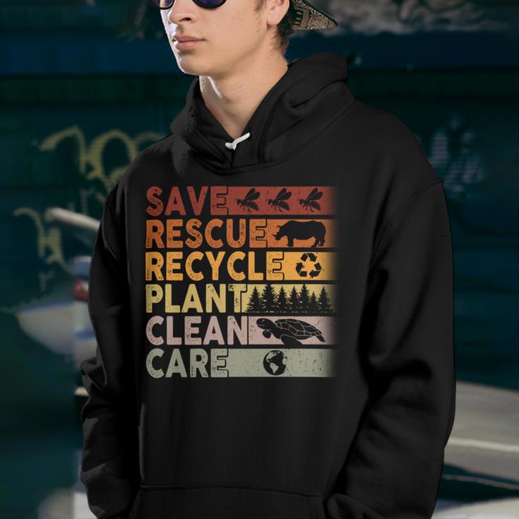 Save Rescue Recycled Plant Clean Care Youth Hoodie