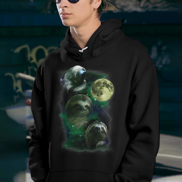 Sloth Moon Funny Parody Nap Sloth Lazy 850 Shirt Youth Hoodie