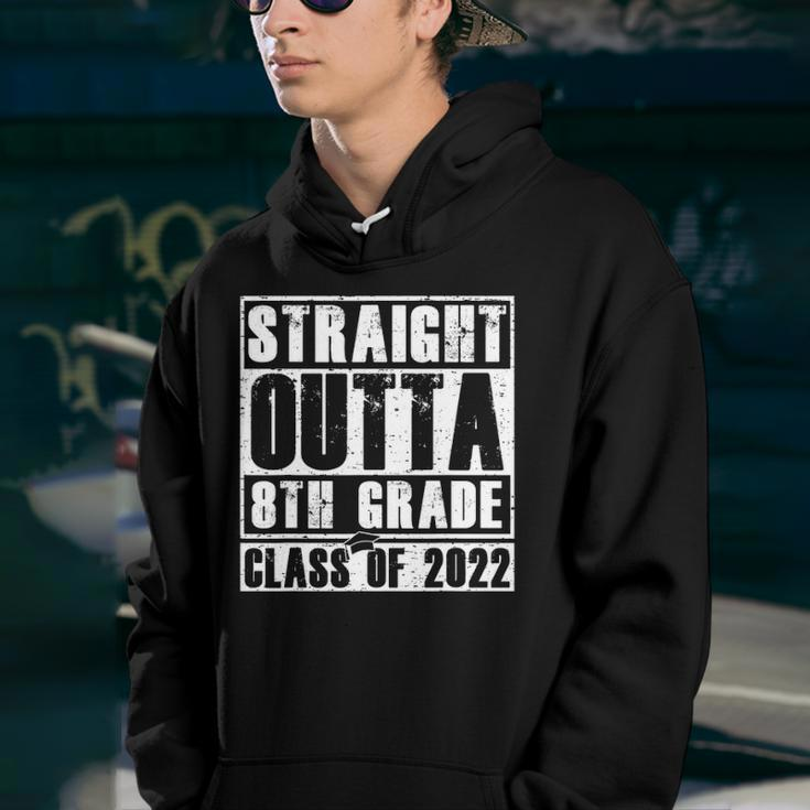 Straight Outta 8Th Grade School Class 2022 Graduation Gifts Youth Hoodie