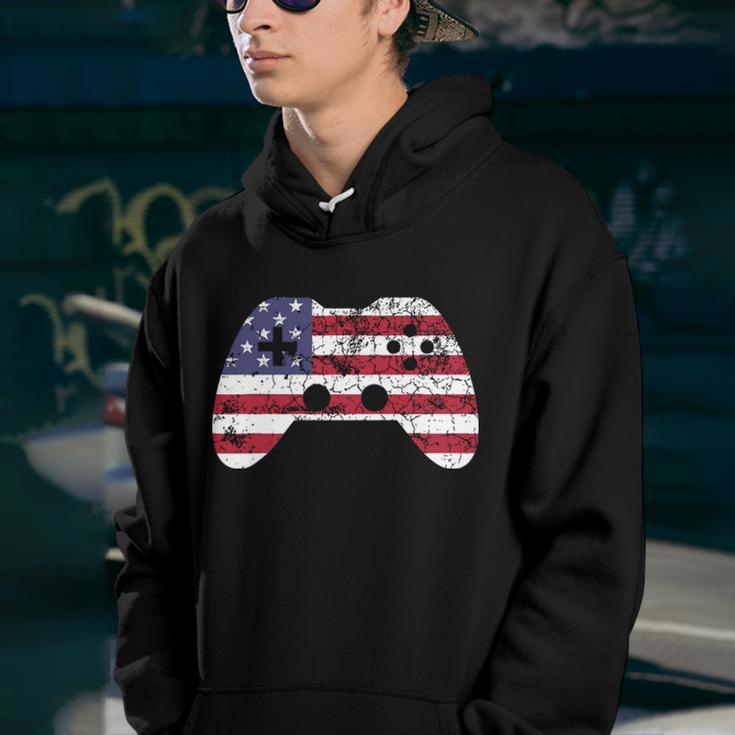 Video Game Gamer 4Th Of July Independence Day Youth Hoodie