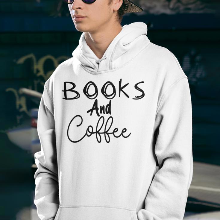 Books And Coffee Books Lover Tee Coffee Lover Gift For Books Lover Gift For Coffee Lover Book Readers Gift Youth Hoodie