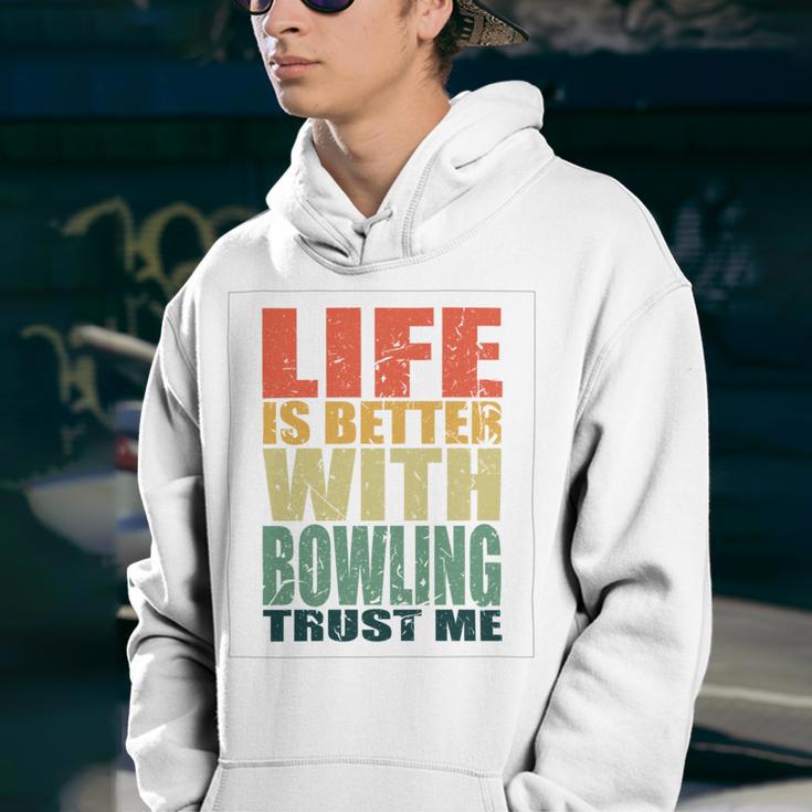 Bowling Saying Funny Youth Hoodie