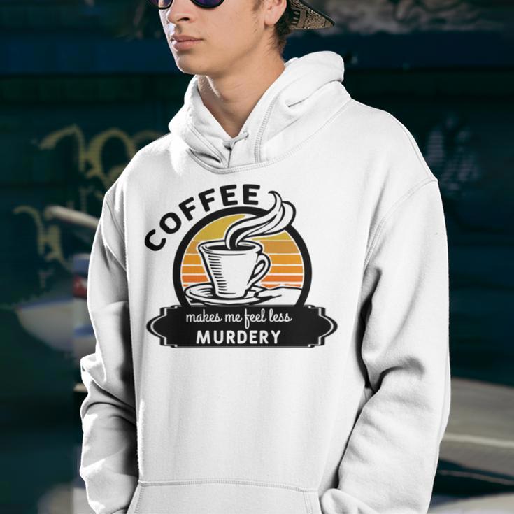 Coffee Makes Me Feel Less Murdery V2 Youth Hoodie