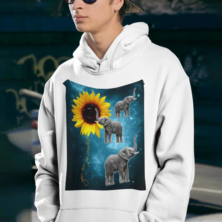 Elephant - Sunflower You Are My Sunshine Youth Hoodie