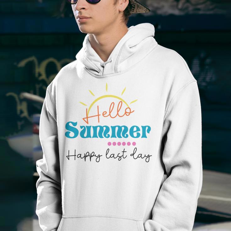 Happy Last Day Hello Summer Teachers Gifts Teacher Lover Summer Gift V2 Youth Hoodie