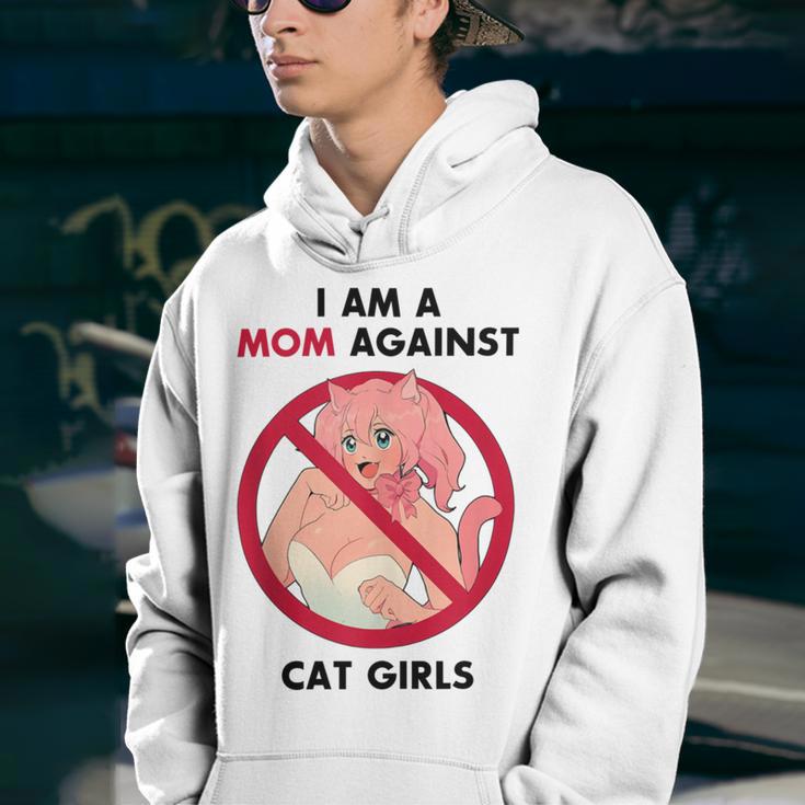 I Am A Mom Against Cat Girls V2 Youth Hoodie