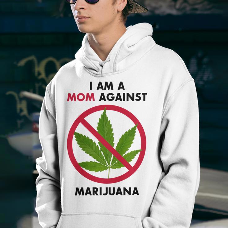 I Am A Mom Against Marijuana V2 Youth Hoodie