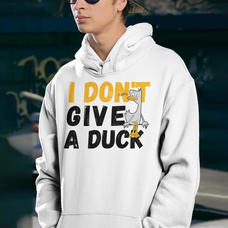 I Dont Give A Duck Youth Hoodie