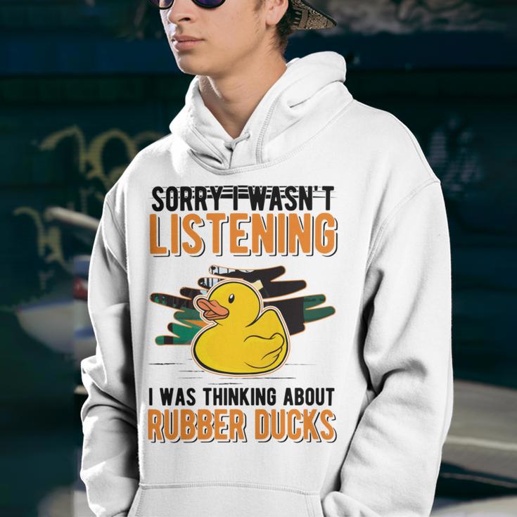 I Was Thinking About Rubber Ducks Youth Hoodie