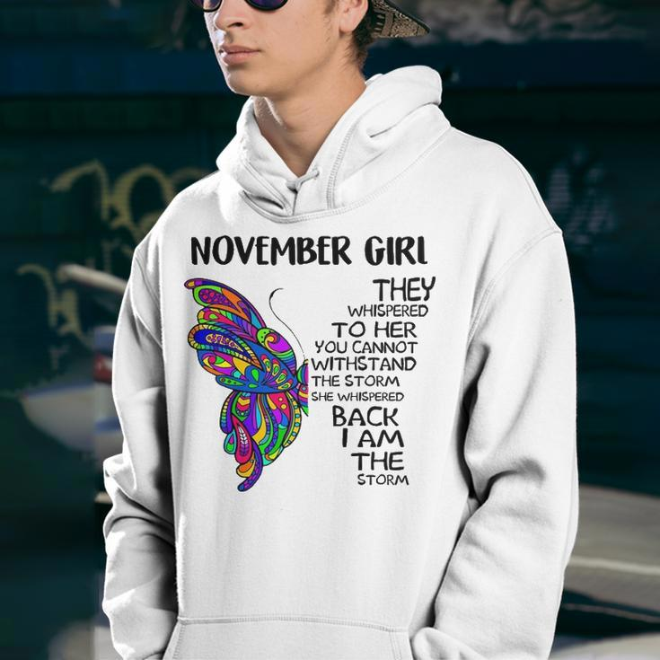 November Girl Birthday I Am The Storm Youth Hoodie