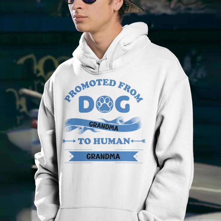 Promoted From Dog Grandma To Human Grandma Youth Hoodie