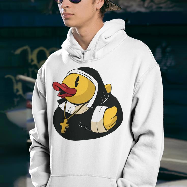 Rubber Duck Nun Youth Hoodie