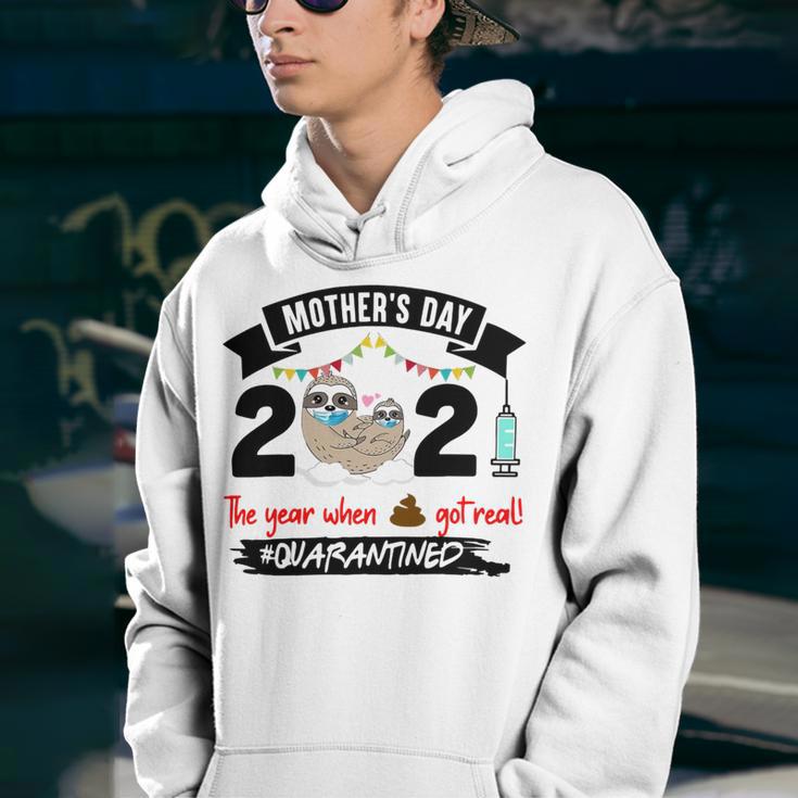 Sloth Mothers Day 2021 The Year When 848 Shirt Youth Hoodie