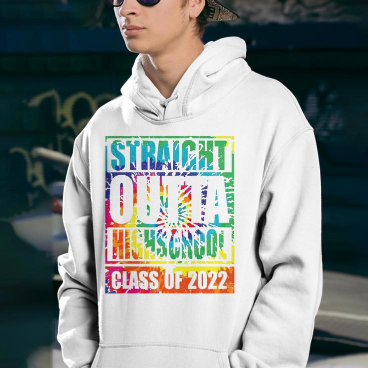 Straight Outta High School Class Of 2022 Graduation Tie Dye Youth Hoodie