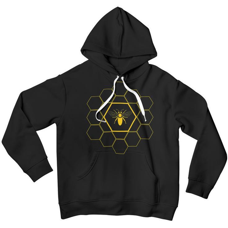 Bee Bee Bee Honeycomb Beekeeper Beekeeping Gift Youth Hoodie