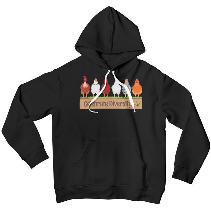 Chicken Chicken Celebrate Diversity Farm Pet Cutes For Chicken Lovers V2 Youth Hoodie