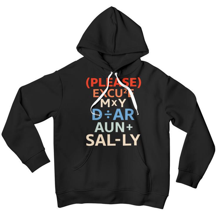 Funny Please Excuse My Dear Aunt Sally Lovers Math Youth Hoodie