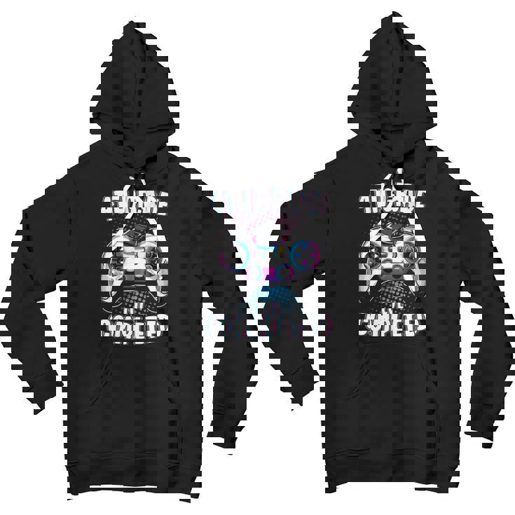 Kids 4Th Grade Graduate Gamer Fourth Grade Graduation Youth Hoodie