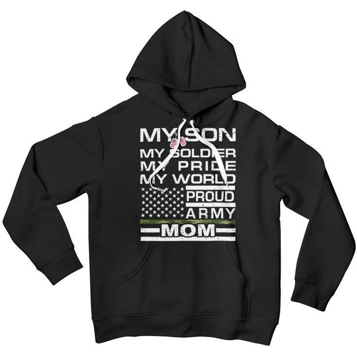 My Son My Soldier Hero Proud Army Mom 698 Shirt Youth Hoodie