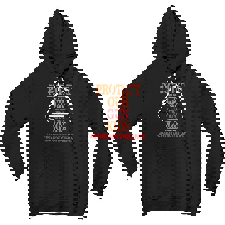 Protect Our Kids End Guns Violence Version Youth Hoodie