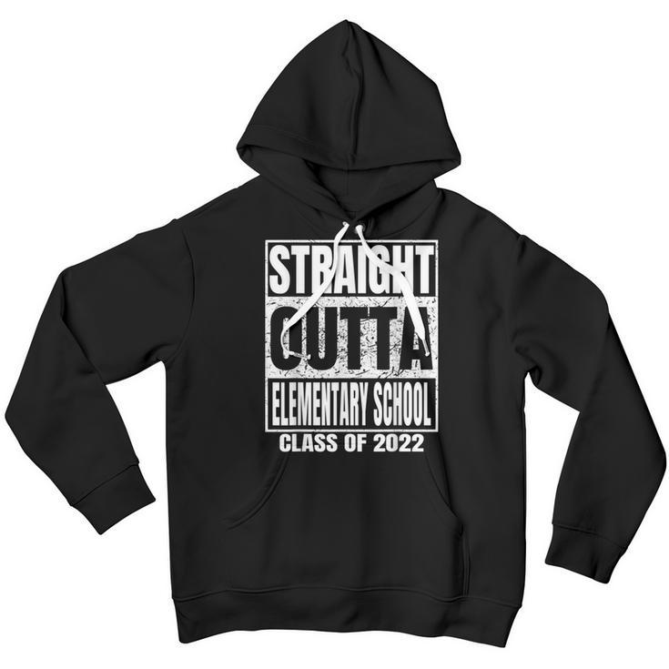 Straight Outta Elementary School Graduation Class 2022 Funny Youth Hoodie