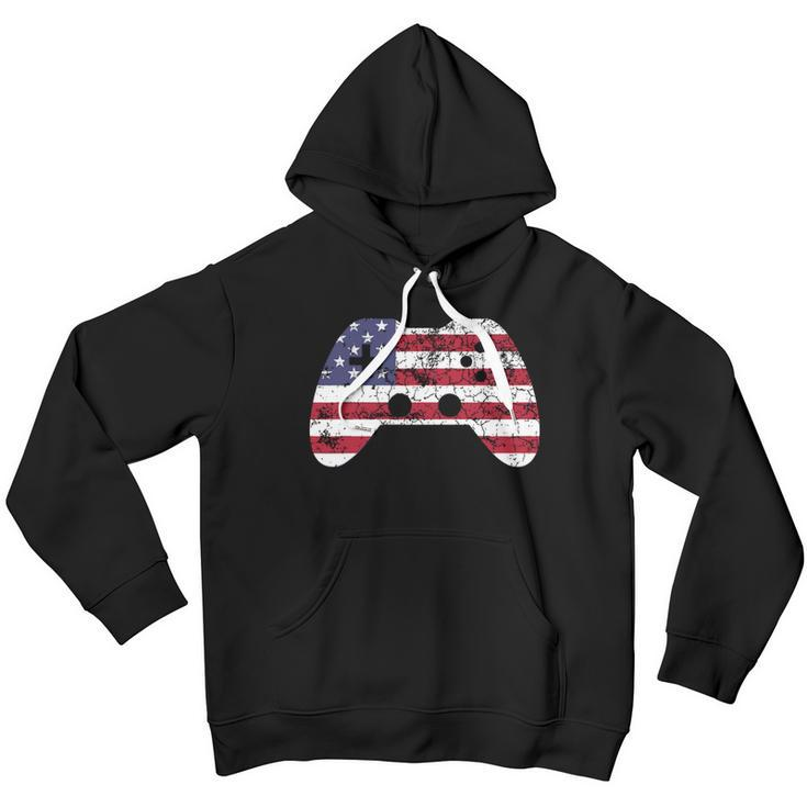 Video Game Gamer 4Th Of July Independence Day Youth Hoodie